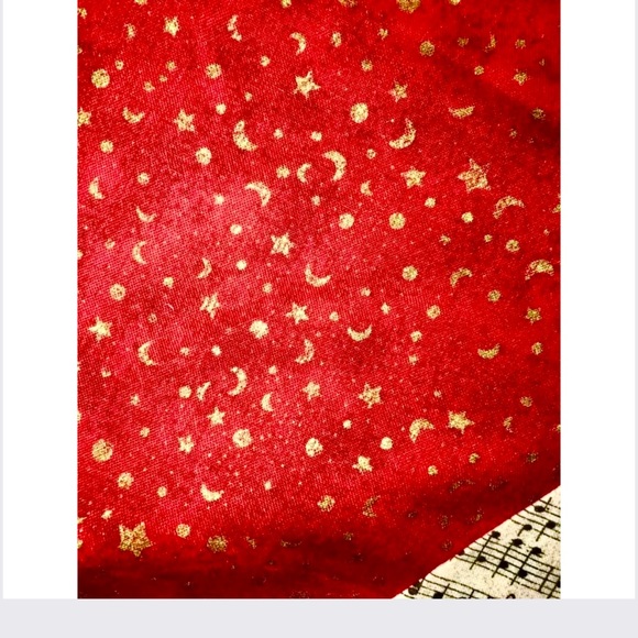 🎁🇨🇦Handcrafted reversible Xmas-music theme vest vintage,new suitable for gift - Picture 2 of 16